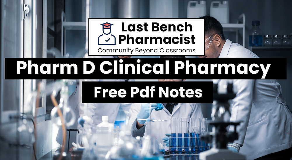 Pharm D 4th Year Clinical Pharmacy Unit 9 PDF Notes 