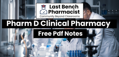 Pharm D 4th Year Clinical Pharmacy Unit 9 PDF Notes