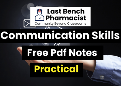 B Pharm Communication Skills Practical Notes For Free