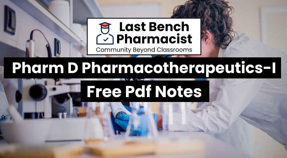 Pharm D 2nd Year Pharmacotherapeutics-1 Unit 5 PDF Notes