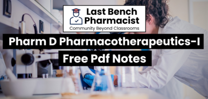 Pharm D 2nd Year Pharmacotherapeutics-1 Unit 5 PDF Notes