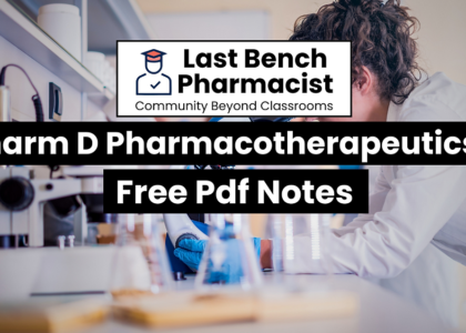 Pharm D 2nd Year Pharmacotherapeutics-1 Unit 5 PDF Notes