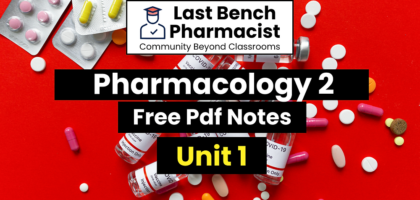 B Pharm Pharmacology 2 Unit 1 Pdf Notes