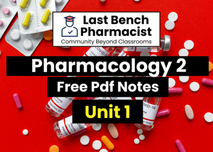 B Pharm Pharmacology 2 Unit 1 Pdf Notes