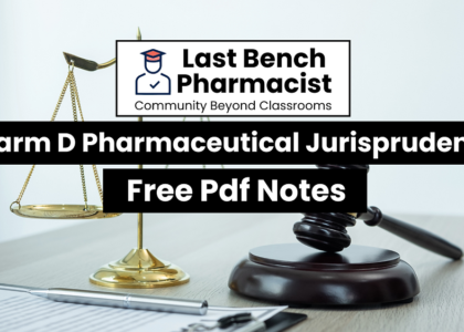 Pharm D 3rd Year Pharmaceutical Jurisprudence Unit 12 PDF Notes 