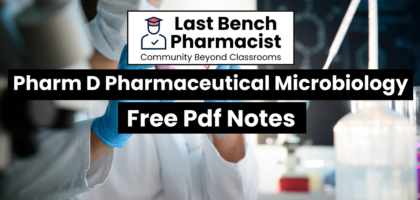 Pharm D 2nd Year Pharmaceutical Microbiology Unit 10 PDF Notes