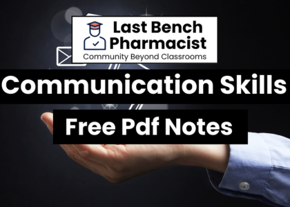 B Pharm Communication Skills Pdf Notes