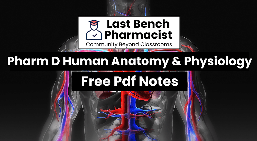 Pharm D 1st Year Human Anatomy And Physiology PDF Notes