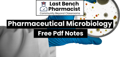 B Pharm Pharmaceutical Microbiology Pdf Notes