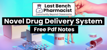 B Pharm Novel Drug Delivery System PDF Notes