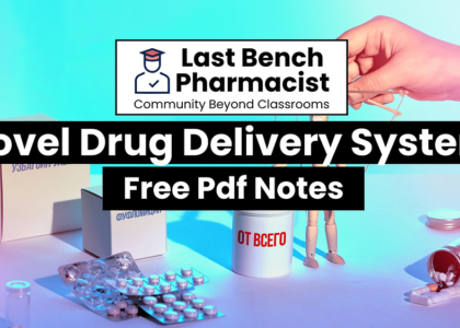 B Pharm Novel Drug Delivery System PDF Notes