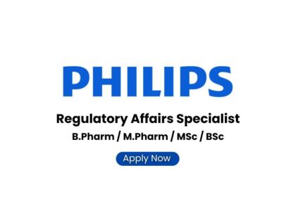 Philips Hiring Regulatory Affairs Specialist