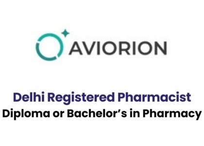 Aviorion Pvt. Ltd. Hiring for Delhi Registered Pharmacist