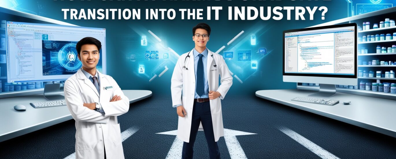 Here are the tags for your content: **Tags:** pharma to IT, pharma graduate career, transition to IT, IT jobs for pharma graduates, coding for pharma graduates, career change pharma to tech, pharma tech jobs, pharma industry to IT, how to switch to IT, IT careers for pharmacists, tech jobs for pharma students, data science for pharma graduates, best IT jobs for pharma, pharma career switch, healthcare IT jobs, pharma and technology, digital health careers, pharma coding jobs, pharma graduates freelancing, AI in pharma careers